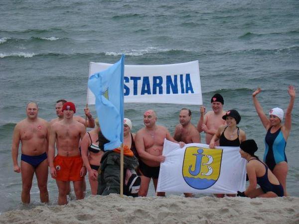 Jastarnia - Styczniowe kąpiele 