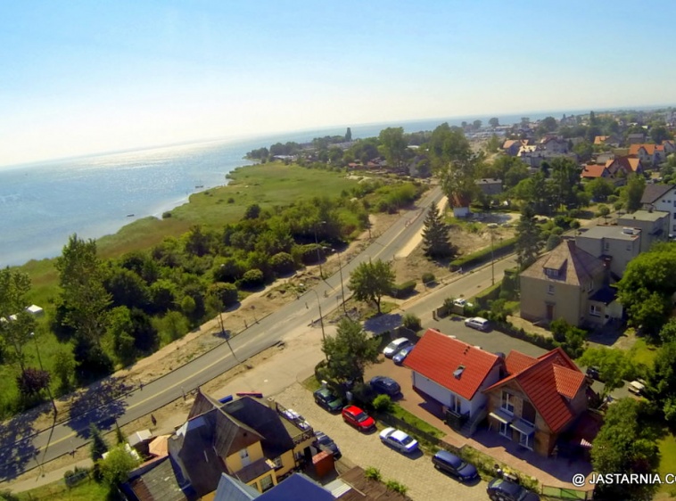 Dom Jastarnik widok na zatokę