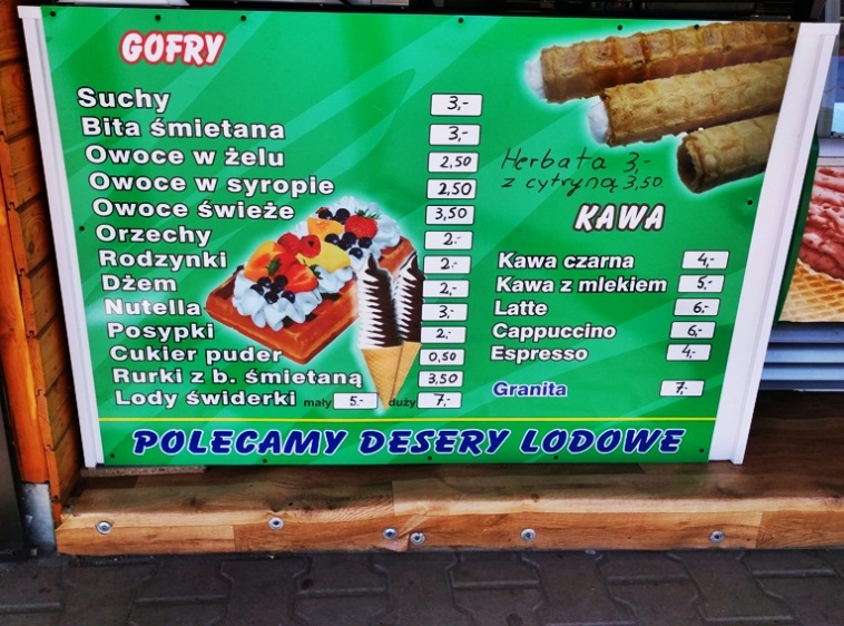 Lody & Gofry na MickiewiczaZapraszamy na pyszne desery! 