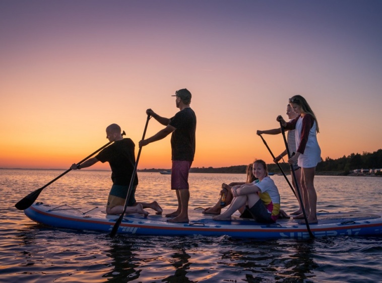 SUP Sunset wieczorne wypłynięcie na deskach