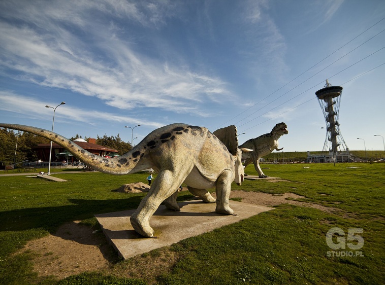 Kompleks "Kaszubskie Oko" Makieta dinozaura