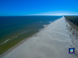 Plaża między Karwią a Dębkami