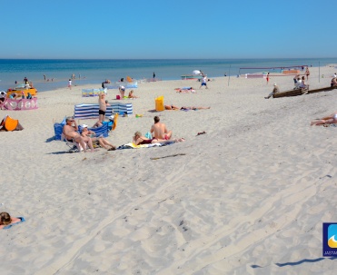 Plażowanie w Jastarni. 